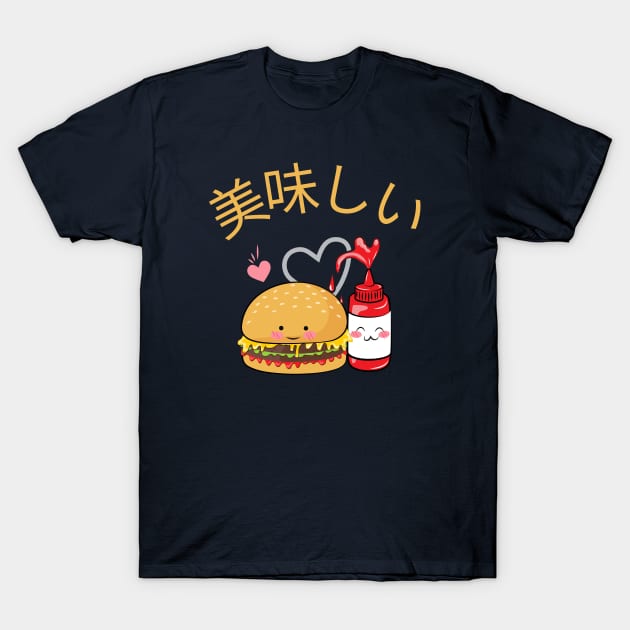 Delicious Cheeseburger v1 T-Shirt by CLPDesignLab